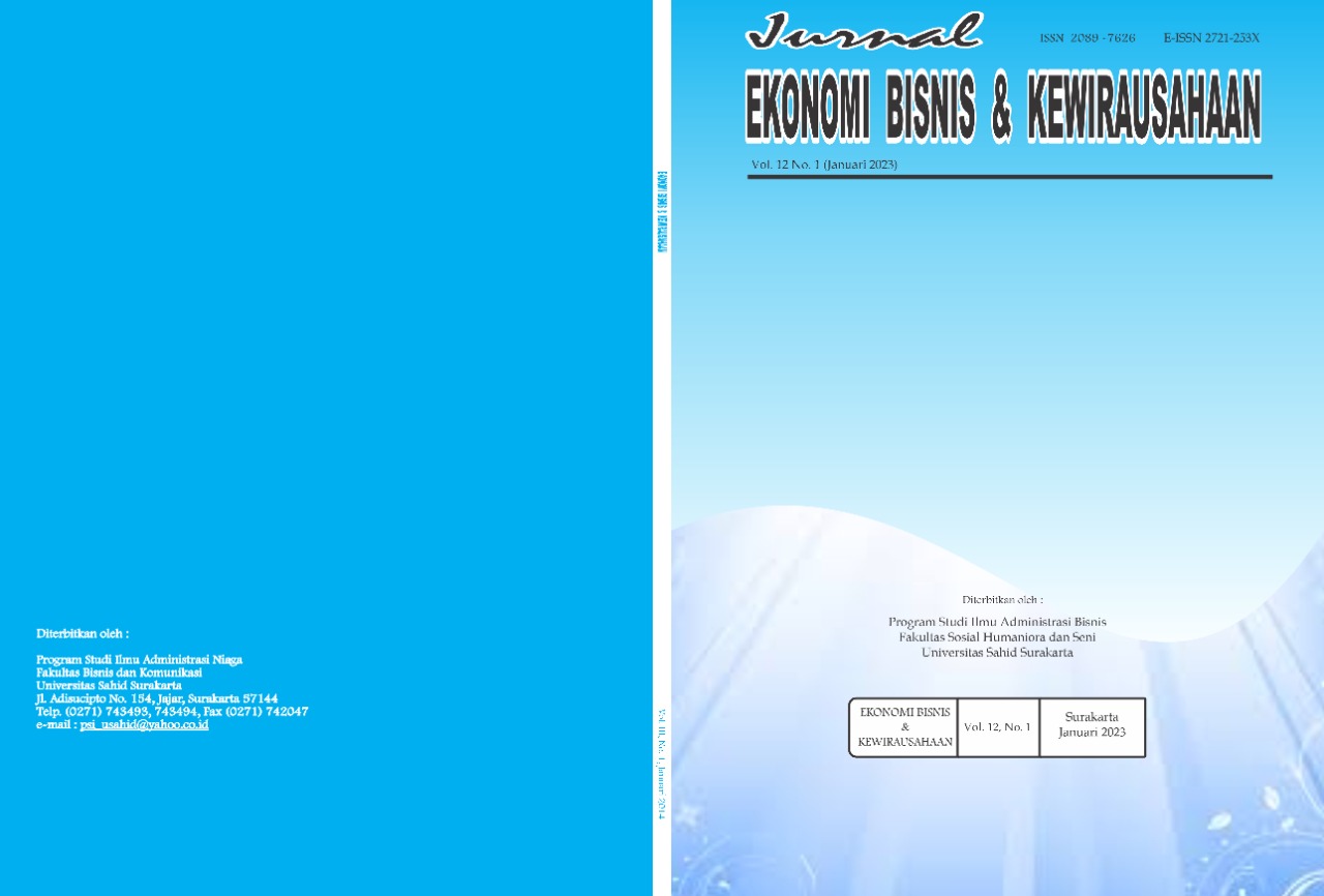 					View Vol. 15 No. 1 (2026): Jurnal Ekonomi Bisnis Dan Kewirausahaan, Vol. 15, No. 1, Januari 2025
				